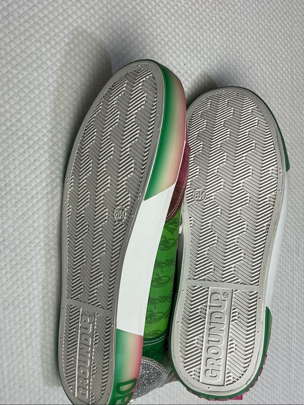 Wicked Gradient High-Top Sneakers in Pink & Green - Picture 5 of 5